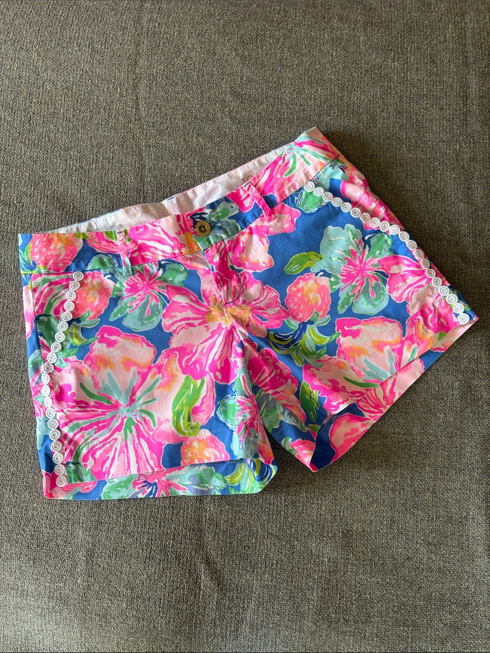 LILLY PULITZER The Callahan Short Resort Coastal Yuppie Shorts Size 10 EUC
